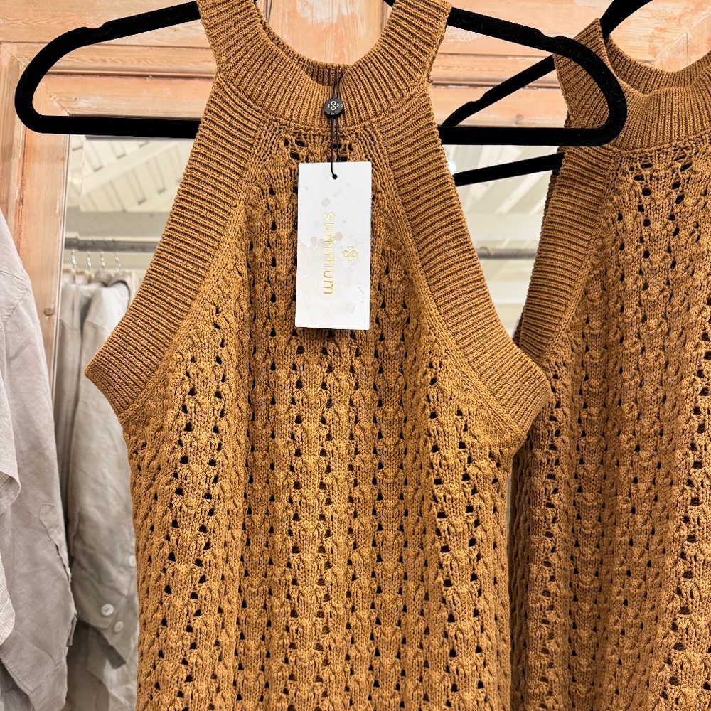 Summum Knit Halter Top